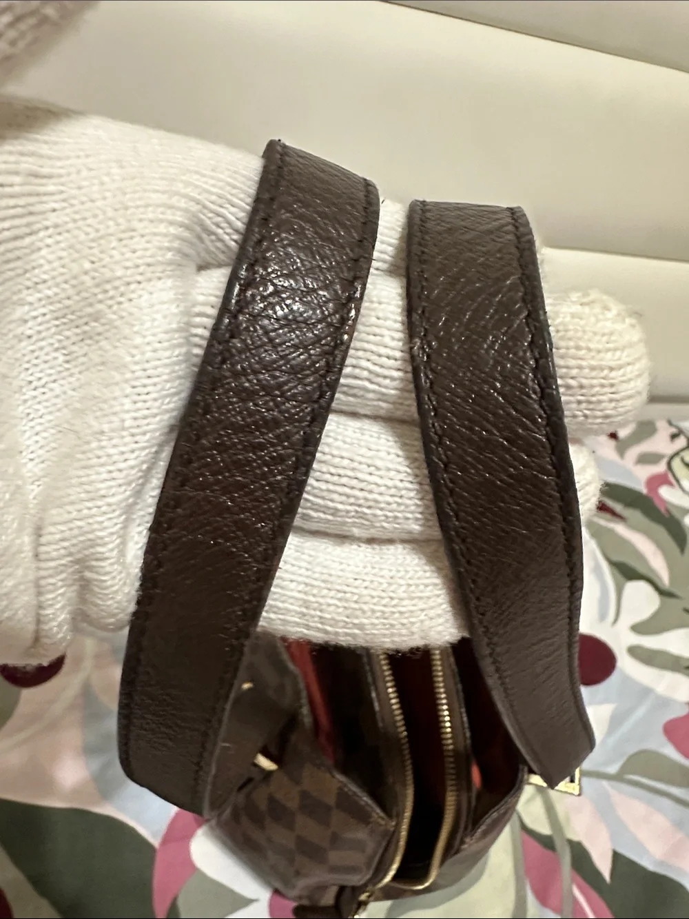 Louis Vuitton Damier Ebene Belem Shoulder Bag